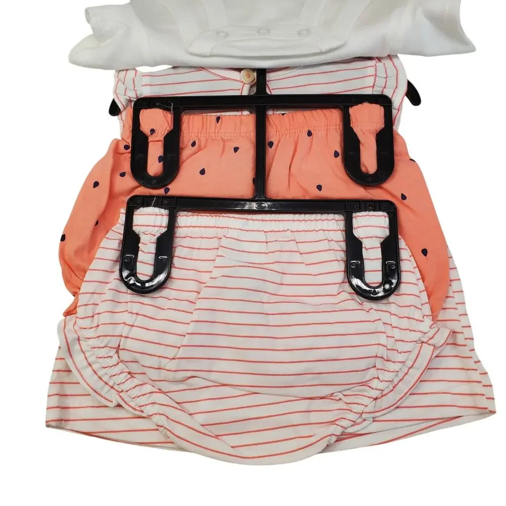 Carters Baby Girl Strawberry Summer Outfit Set 4 Piece Cotton Size 9 Months NEW